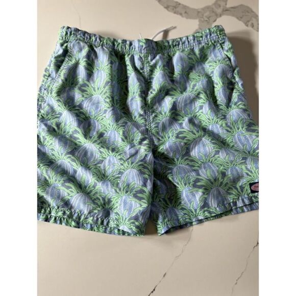 Vineyard Vines Youth Boys Chappy 7” Swim Trunks and Sz Xl (18) - Picture 1 of 10
